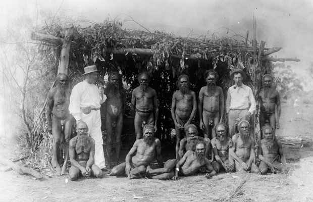 'Group of Old Men - Arunta Engwura Ceremony', Spencer and Gillen Collection, Museum victoria